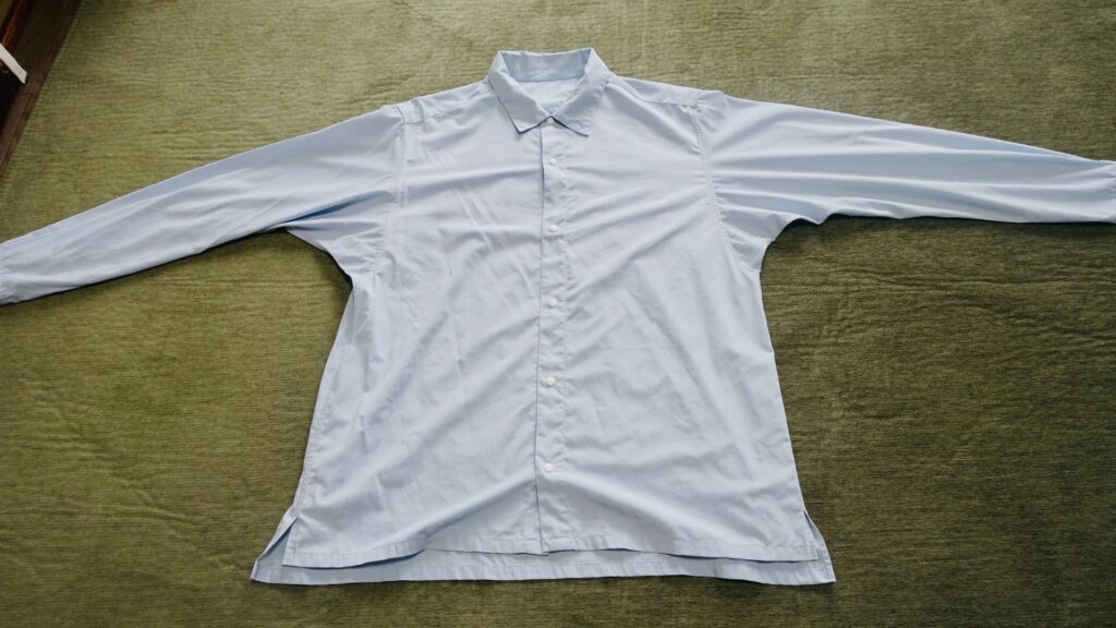 ウェアレビュー]3枚目のバンブーシャツ！2022モデルのモーニングブルー 
